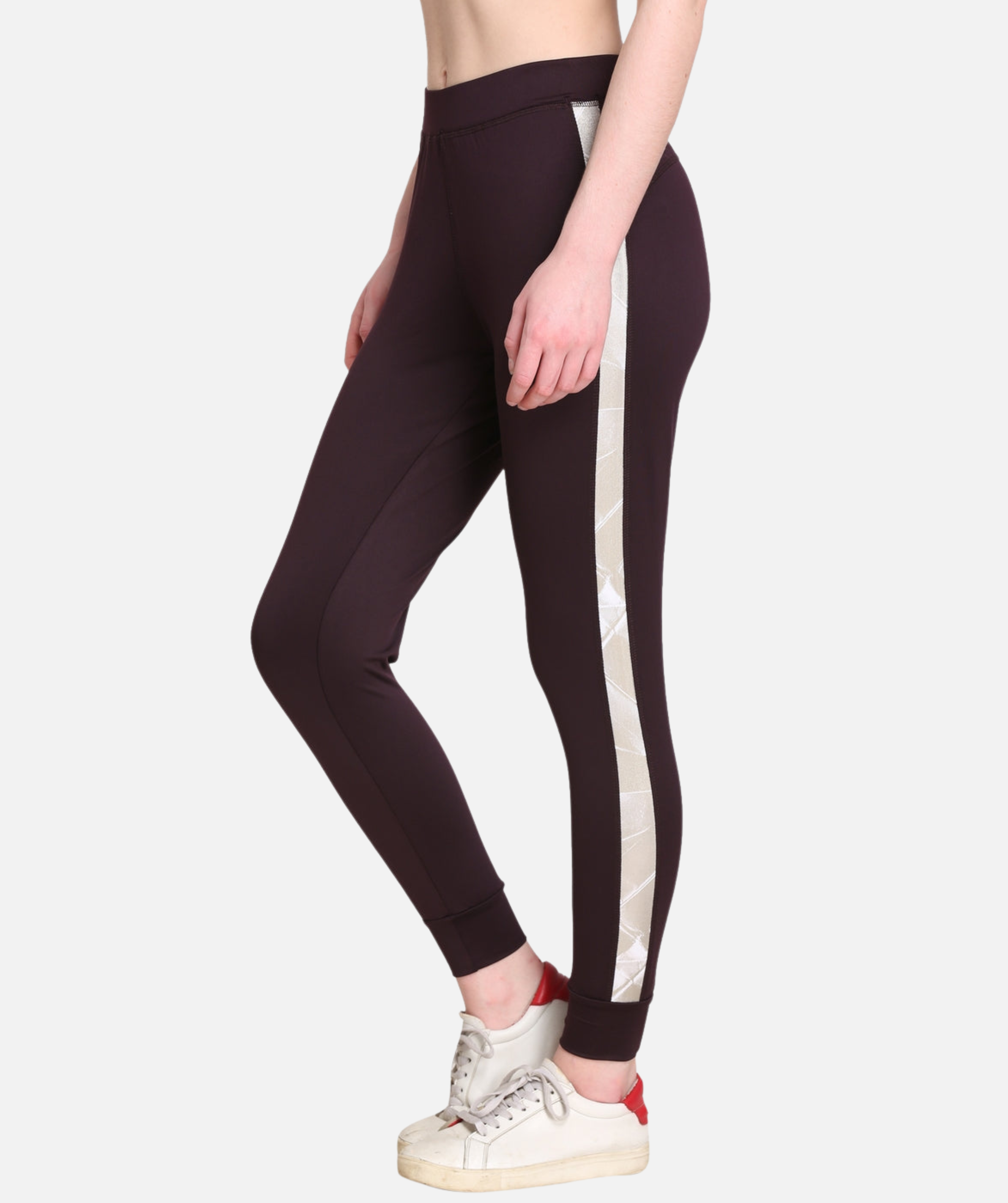 Black Asymmetric Crossover leggings with pockets | USA Powerlifting